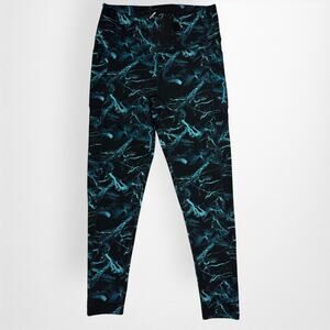 Better Sports Performance BSP Women's Activewear Leggings Size XL Teal/Black